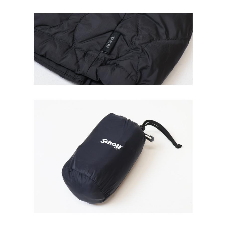 【希少品】schott taion ダウンベスト　付属品全て完備　ショット Schott N.Y.C（ショット） Schott x TAION ダウンベスト DOWN VEST