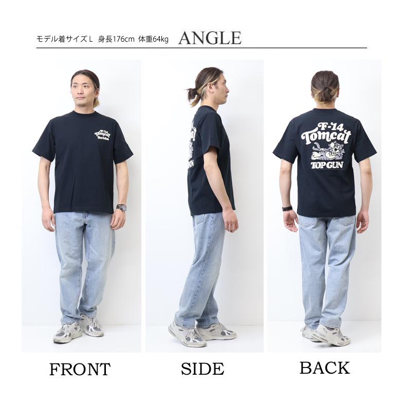 AVIREX（アヴィレックス） SAGARA TOM CAT 半袖Tシャツ サガラ刺繍
