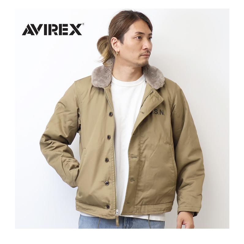 AVIREX ボア ボアジャケット N-1 デッキジャケットサンプリング AVIREX（アヴィレックス） N-1ジャケット デッキジャケット メンズ