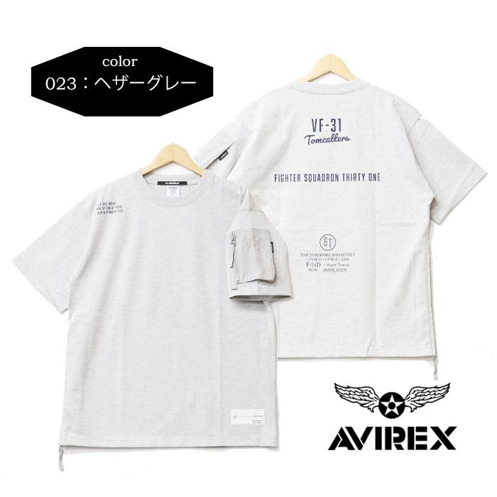 AVIREX（アヴィレックス） ミリタリーポケット ステンシルプリント