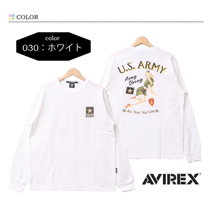 AVIREX（アヴィレックス） ホットレディ オフィサー 長袖Tシャツ