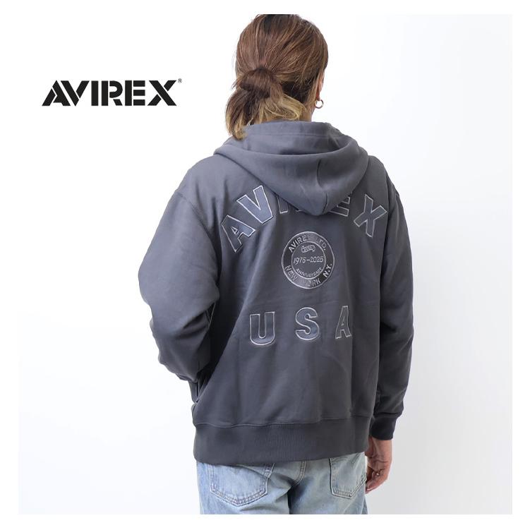AVIREX（アヴィレックス） 50周年モデル バーシティロゴ スウェット