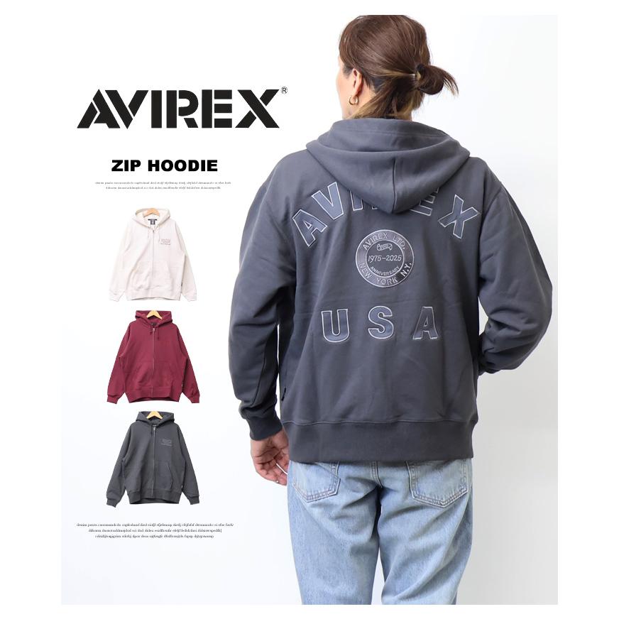 AVIREX ブルゾンパーカー AVIREX パーカー 「CROSSOVER」CUSTOM ZIP PARKA / カスタム