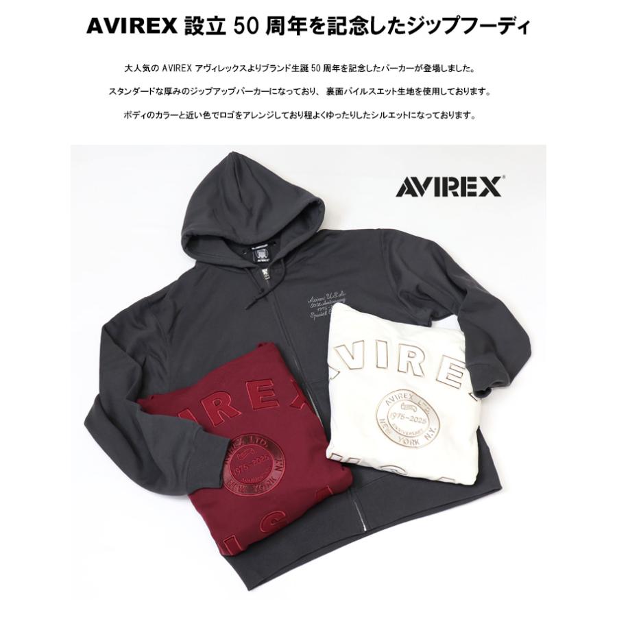AVIREX アヴィレックス 50周年モデル バーシティロゴ スウェット