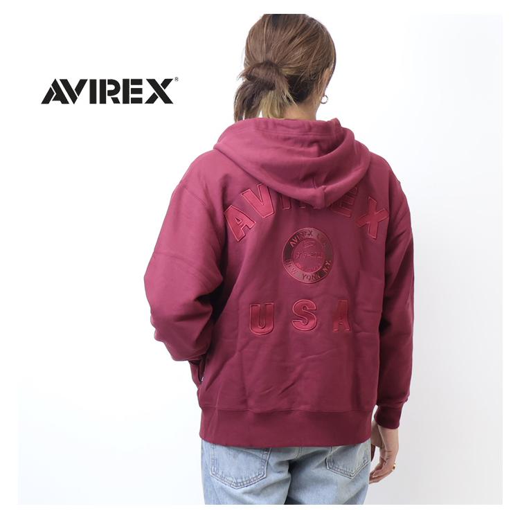 AVIREX アヴィレックス 50周年モデル バーシティロゴ スウェットジップ