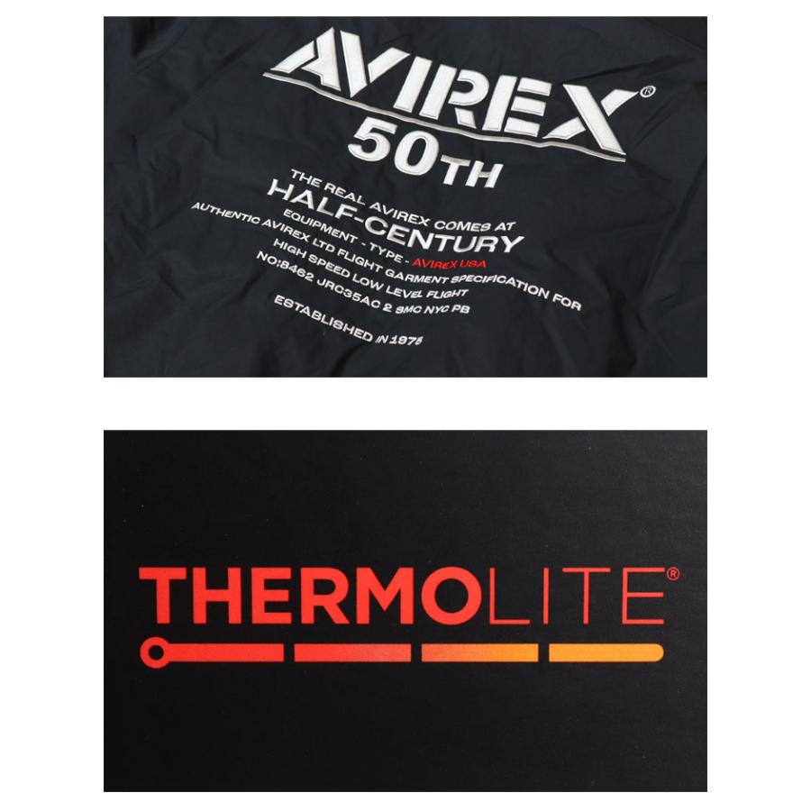 AVIREX（アヴィレックス） 50周年モデル ナイロン スタンド ブルゾン