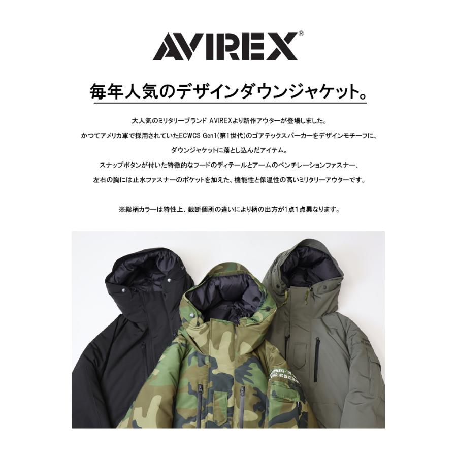 AVIREX（アヴィレックス） TYPE ECWCS カスタム ダウンジャケット