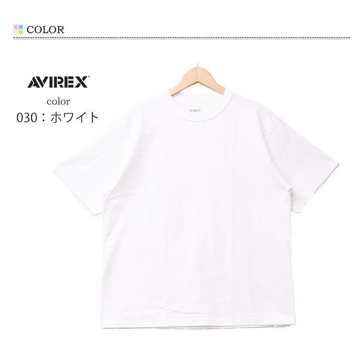 AVIREX（アヴィレックス） クルーネック 半袖Tシャツ パック入り 無地