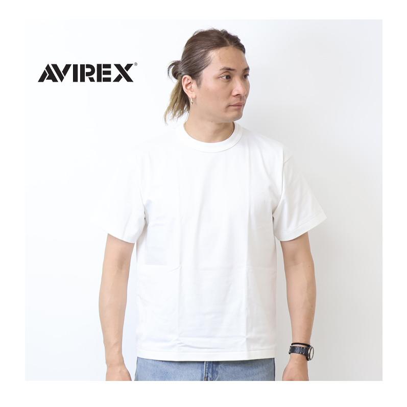 AVIREX（アヴィレックス） クルーネック 半袖Tシャツ パック入り 無地