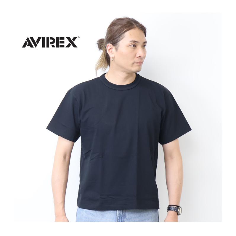AVIREX（アヴィレックス） クルーネック 半袖Tシャツ パック入り 無地