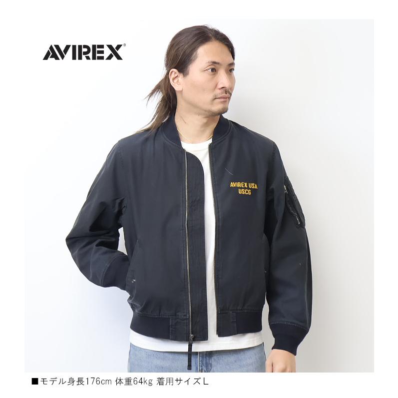 AVIREX（アヴィレックス） COTTON LIGHT MA-1ジャケット U.S.COAST