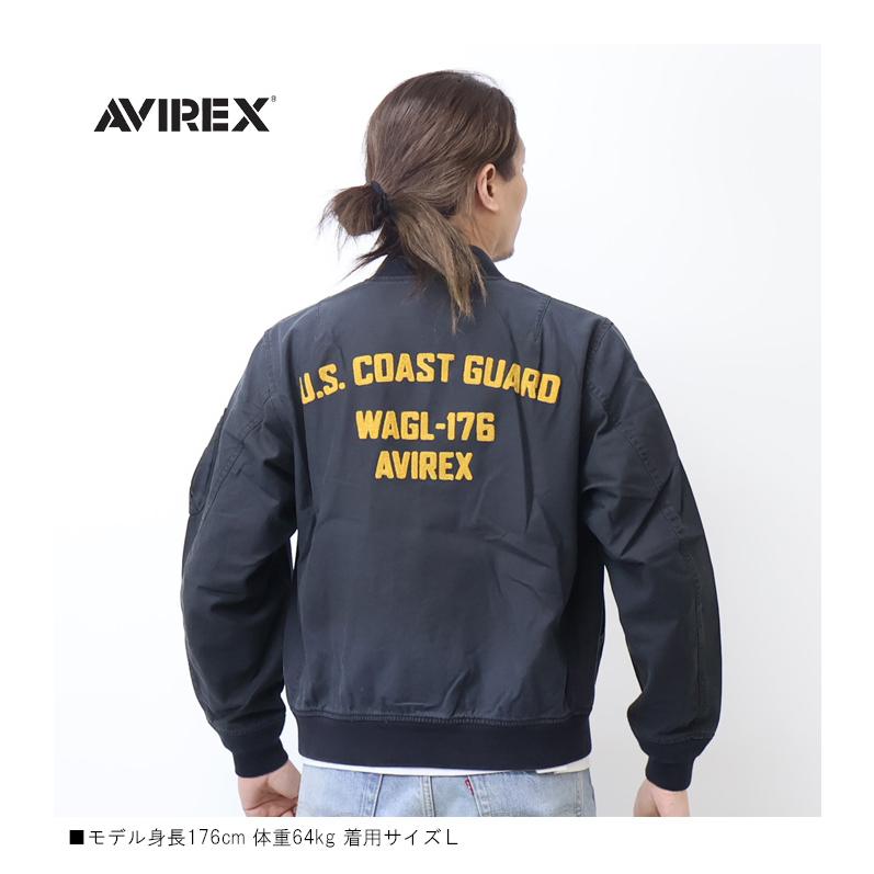 AVIREX（アヴィレックス） COTTON LIGHT MA-1ジャケット U.S.COAST