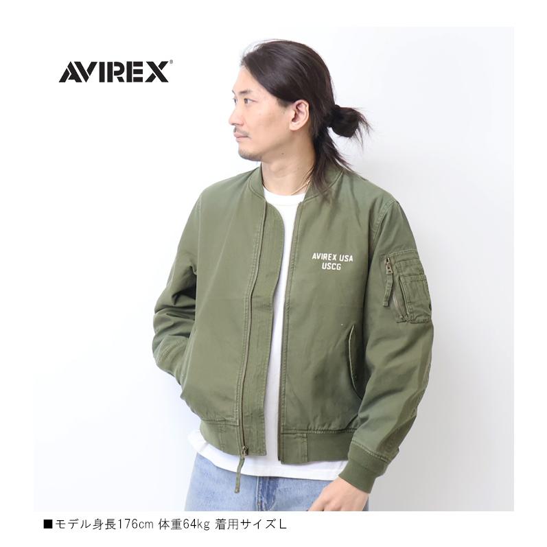 AVIREX（アヴィレックス） COTTON LIGHT MA-1ジャケット U.S.COAST