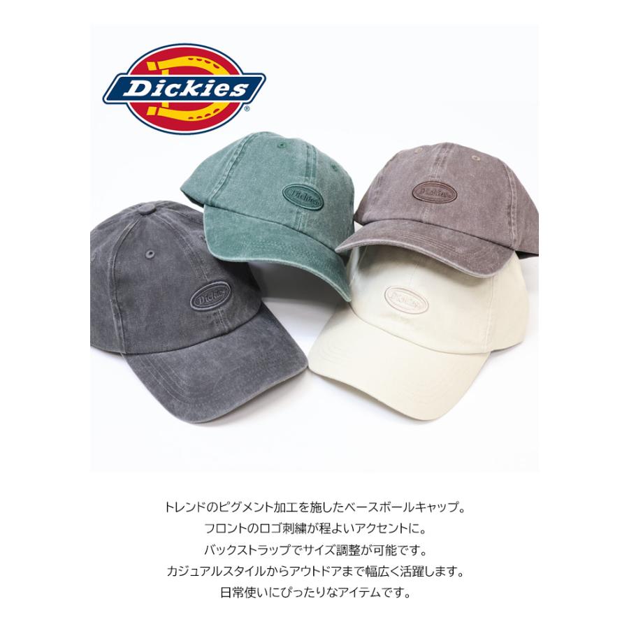 Dickies（ディッキーズ） ロゴ刺繍 ピグメント加工 ベースボール
