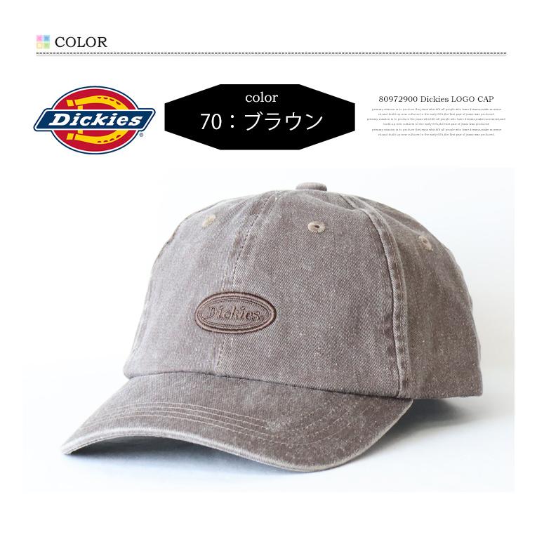 Dickies（ディッキーズ） ロゴ刺繍 ピグメント加工 ベースボール