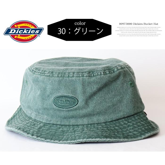 Dickies（ディッキーズ） ロゴ刺繍 ピグメント加工 バケットハット