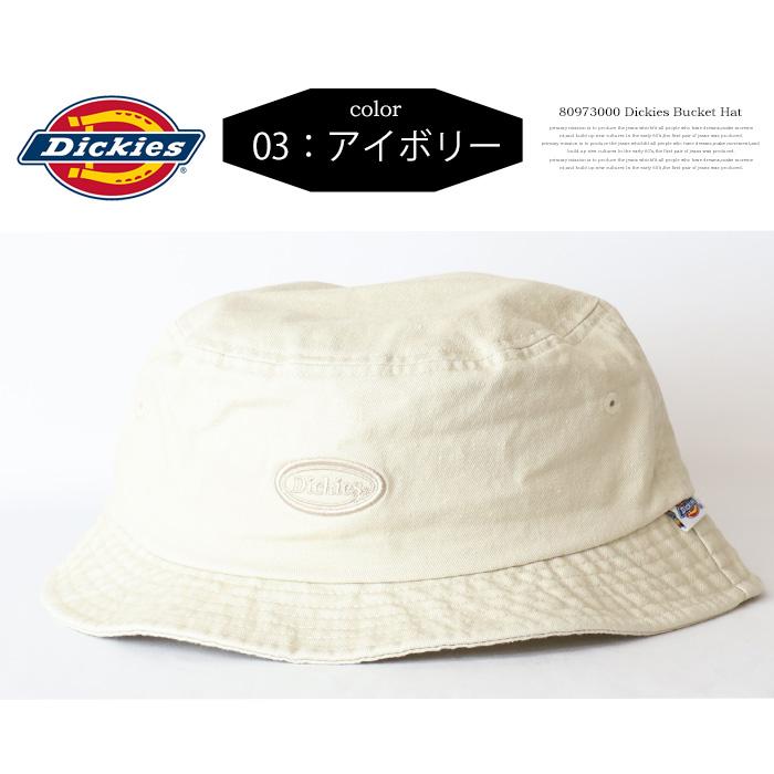 Dickies（ディッキーズ） ロゴ刺繍 ピグメント加工 バケットハット