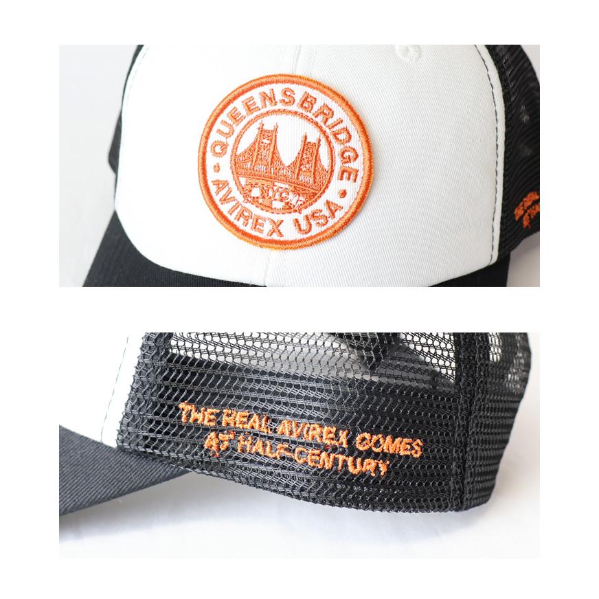 オーデマピゲ♥VARSITY　キャップ AVIREX アヴィレックス VARSITY CITY ワッペン メッシュキャップ