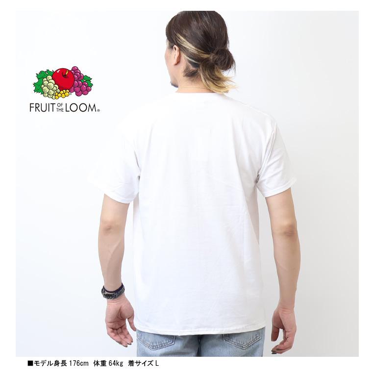 FRUIT OF THE LOOM（フルーツオブザルーム） ワンポイント刺繍 半袖T 