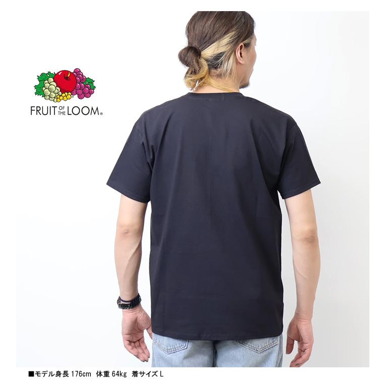 FRUIT OF THE LOOM（フルーツオブザルーム） ワンポイント刺繍 半袖T 