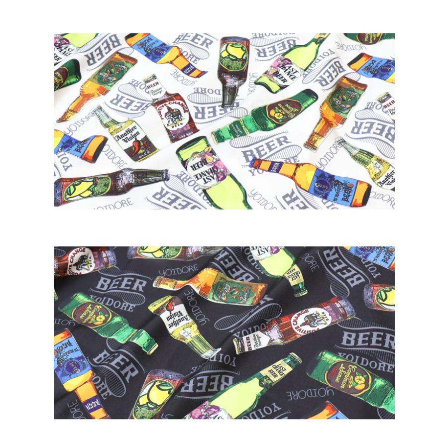 YOIDORE 酔いどれ ヨイドレ 酒いっぱい 総柄 半袖シャツ アロハシャツ