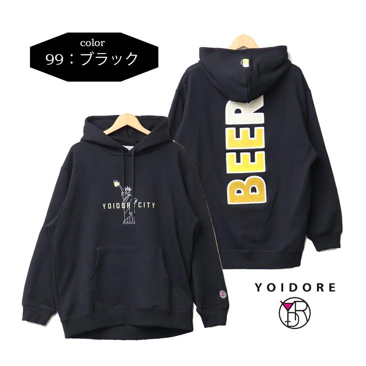 YOIDORE 酔いどれ ヨイドレ CITY 自由の女神 スウェットパーカー 裏毛