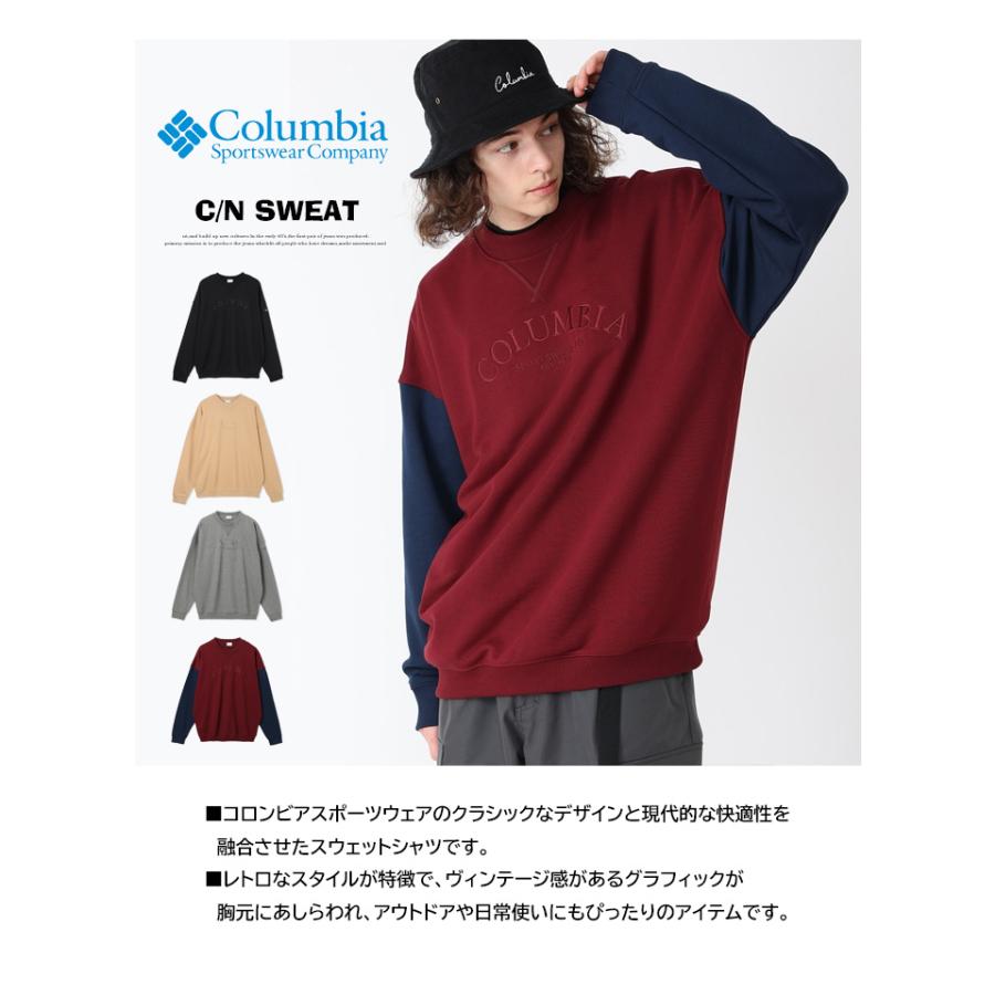 Columbia（コロンビア） バガスウェットグラフィッククルー 裏毛