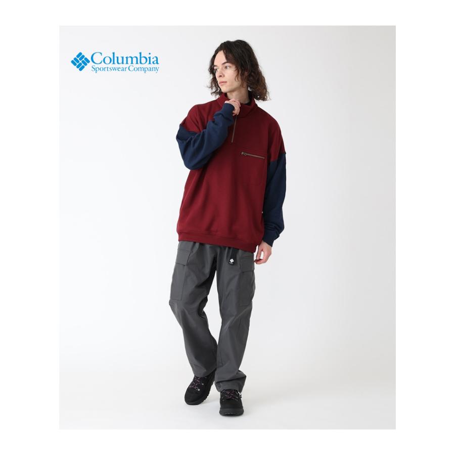 Columbia（コロンビア） バガスウェットハーフジップ 裏毛 トレーナー