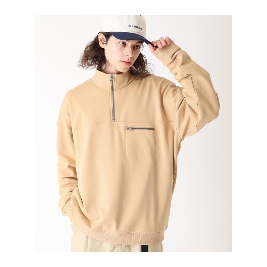 Columbia（コロンビア） バガスウェットハーフジップ 裏毛 トレーナー