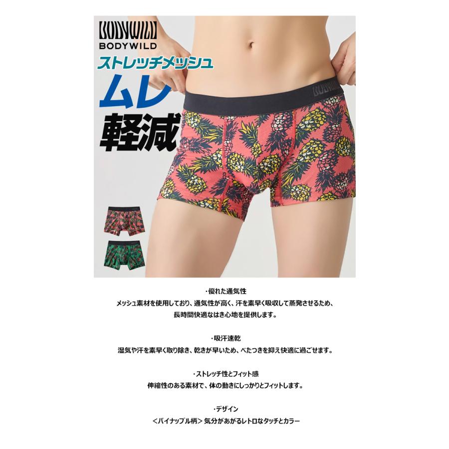 BODY WILD GUNZE グンゼ ボディワイルド ボクサーパンツ 前とじ