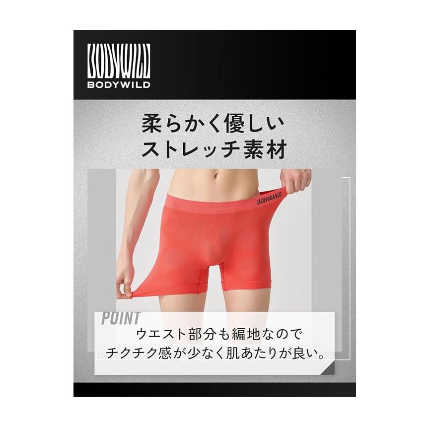 BODY WILD（ボディワイルド） GUNZE グンゼ ボクサーパンツ 前とじ