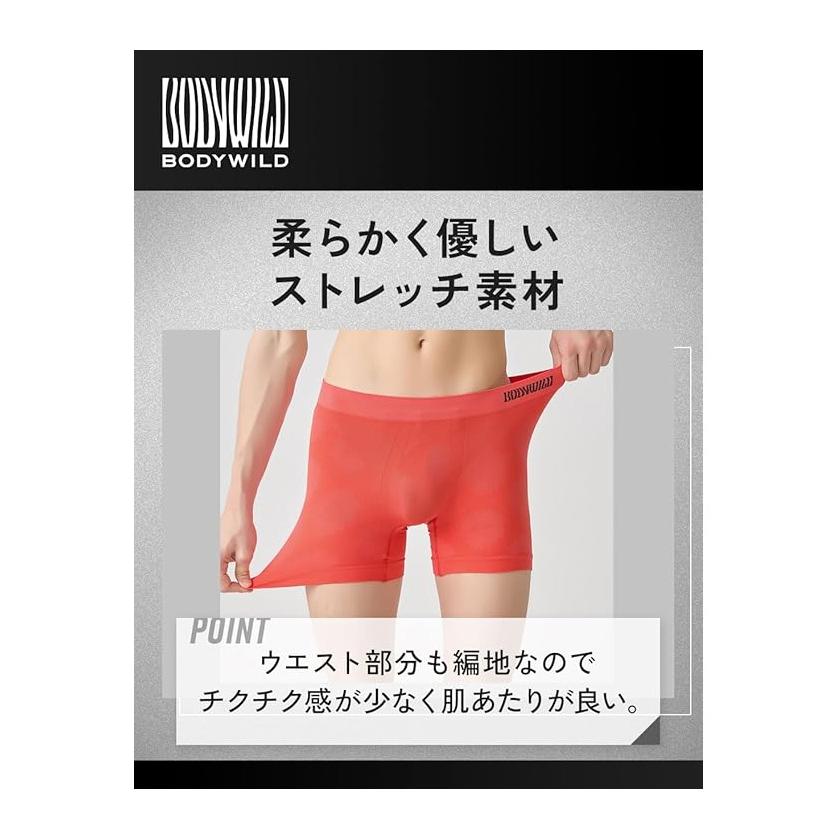 Baliさんせ BODY WILD GUNZE グンゼ ボディワイルド ボクサーパンツ 前とじ