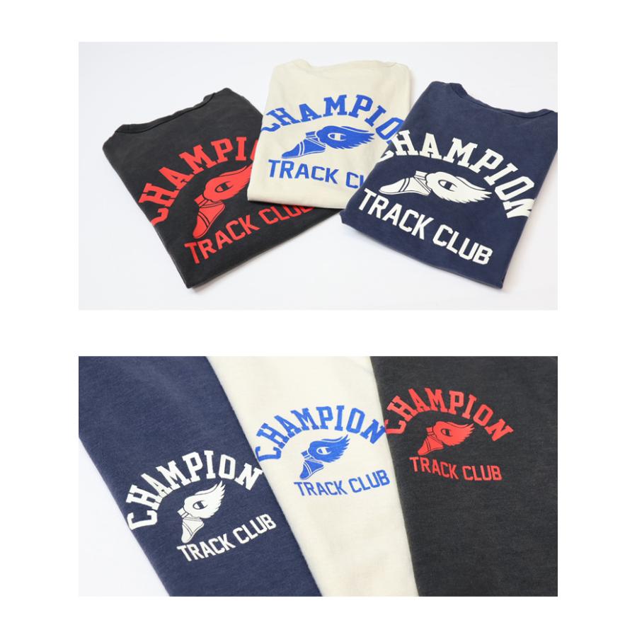 Champion（チャンピオン） ヴィンテージウォッシュ プリント 半袖T