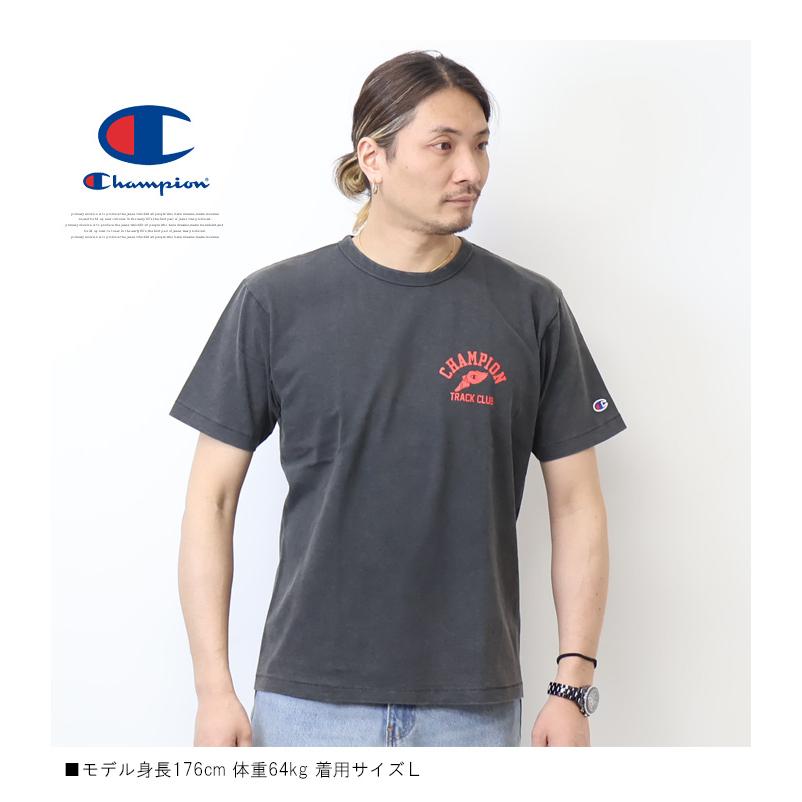 ★Champion★ ヴィンテージウォッシュTシャツ Champion チャンピオン ヴィンテージウォッシュ プリント 半袖T