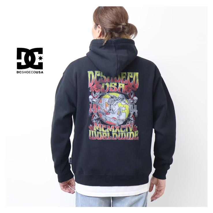 DC グラフィックプリント フーディ DC SHOES（ディーシーシューズ） ディーシーシュー プリント 加工
