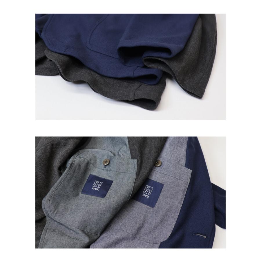 JERSEYS 大きいサイズ EDWIN エドウィン デニスラ テーラード