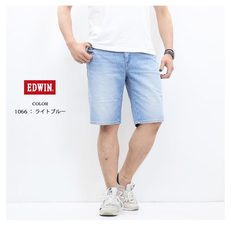 503 大きいサイズ EDWIN エドウィン ベーシック ショートパンツ