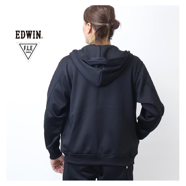 F.L.E EDWIN エドウィン 裏シャギー ジップアップフーディ 暖かい