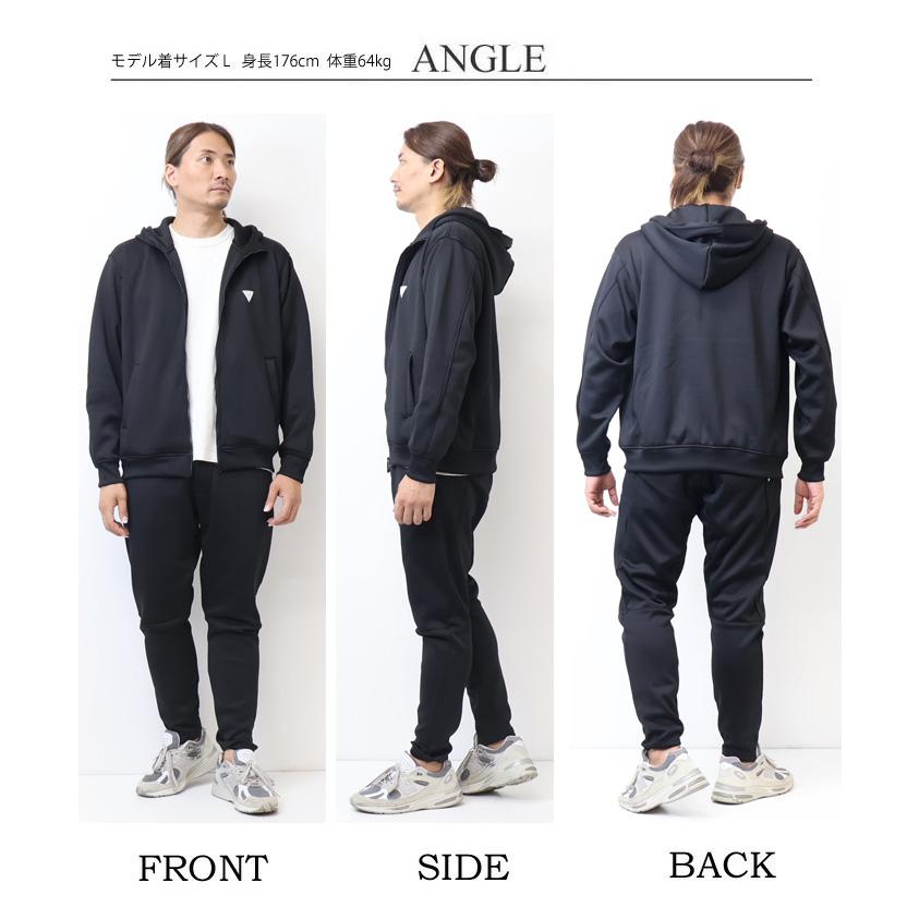 F.L.E EDWIN エドウィン 裏シャギー ジップアップフーディ 暖かい