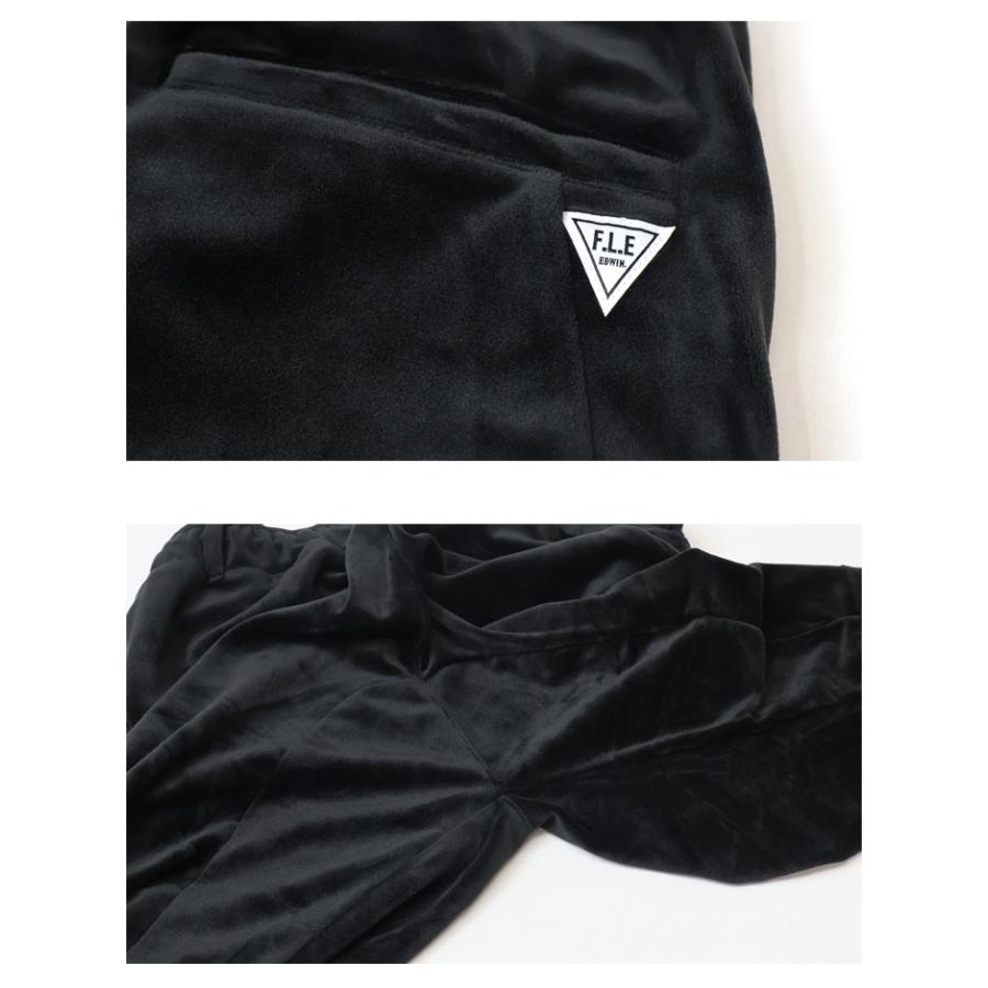 2025年秋冬 EDWIN エドウィン F.L.E ベロア ジョガーパンツ イージーパンツ 秋 冬 メンズ フリー FLE ストレッチ 送料無料 ES902 F.L.E EDWIN エドウィン ベロア ジョガーパンツ イージーパンツ 秋 冬