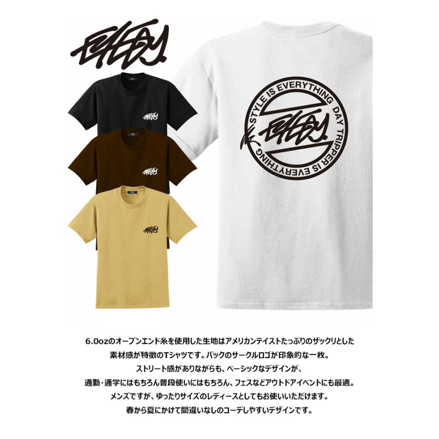 EYEDY アイディ プリント 半袖Tシャツ サークルロゴ 半T メンズ EYE