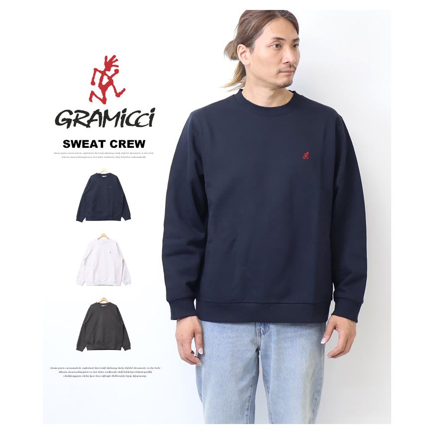 Gramicci（グラミチ） ワンポイント クルーネックスウェットシャツ 裏