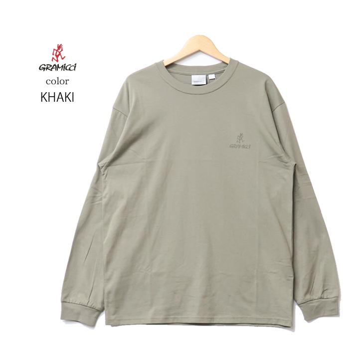 Gramicci（グラミチ） ワンポイントロゴ 長袖Tシャツ ロンT 長T