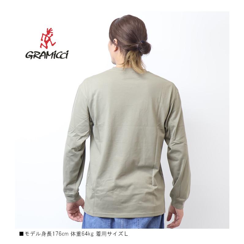 Gramicci（グラミチ） ワンポイントロゴ 長袖Tシャツ ロンT 長T