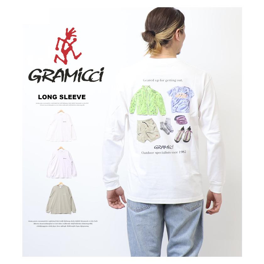 GRAMICCI（グラミチ） GEARED UP 長袖Tシャツ ロンT 長T メンズ 送料