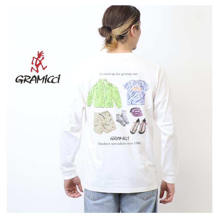 Gramicci（グラミチ） GEARED UP 長袖Tシャツ ロンT 長T メンズ 送料