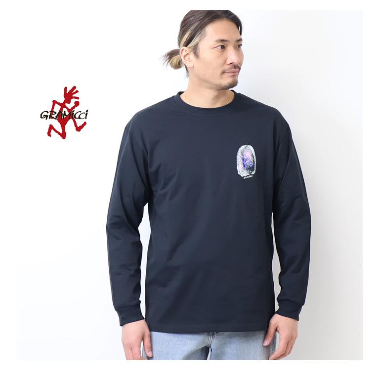 Gramicci（グラミチ） THUMBPRINT 長袖Tシャツ ロンT 長T メンズ 送料