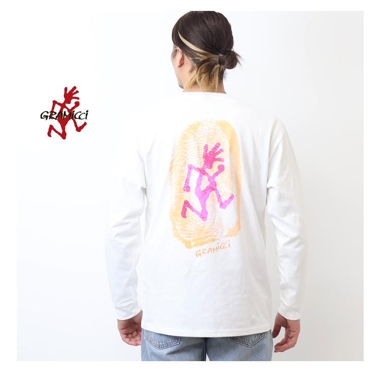 GRAMICCI グラミチ THUMBPRINT 長袖Tシャツ ロンT 長T メンズ GRAMICCI グラミチ THUMBPRINT 長袖Tシャツ ロンT 長T メンズ