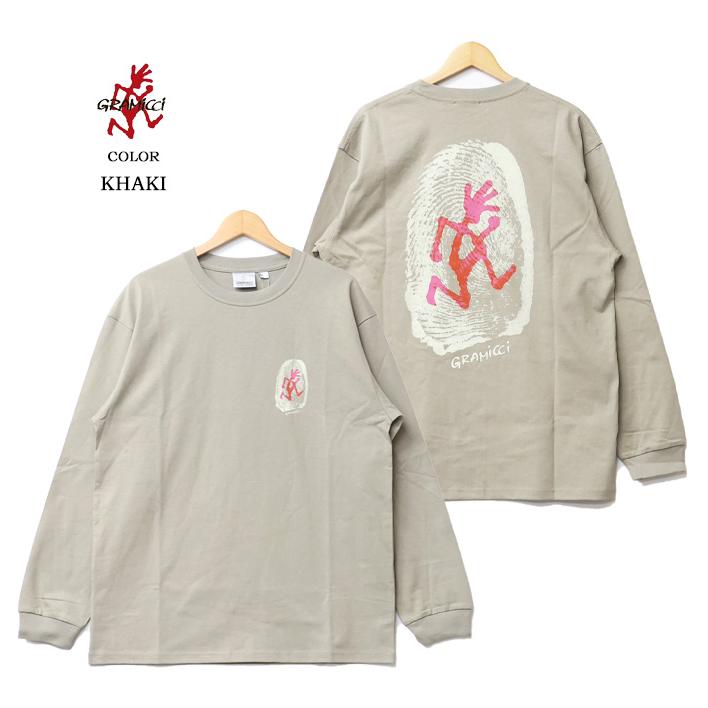 Gramicci（グラミチ） THUMBPRINT 長袖Tシャツ ロンT 長T メンズ 送料