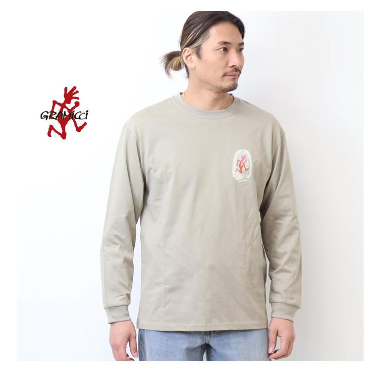 GRAMICCI（グラミチ） THUMBPRINT 長袖Tシャツ ロンT 長T メンズ 送料